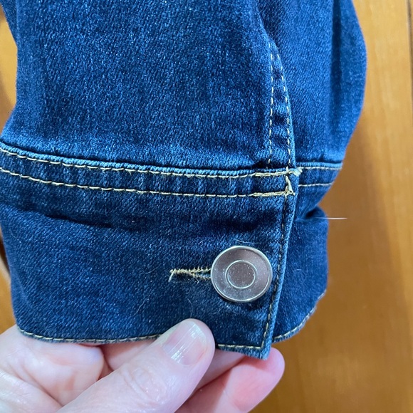 Catherines Demin Jacket Button Front 3X - Picture 8 of 10
